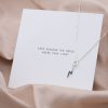 Silverhalsband blixt mini - Faith